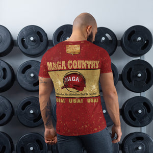 THE MAGA HAT MUSCLE TEE for men