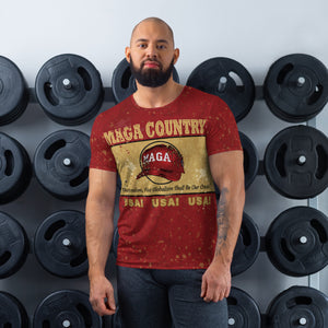 THE MAGA HAT MUSCLE TEE for men