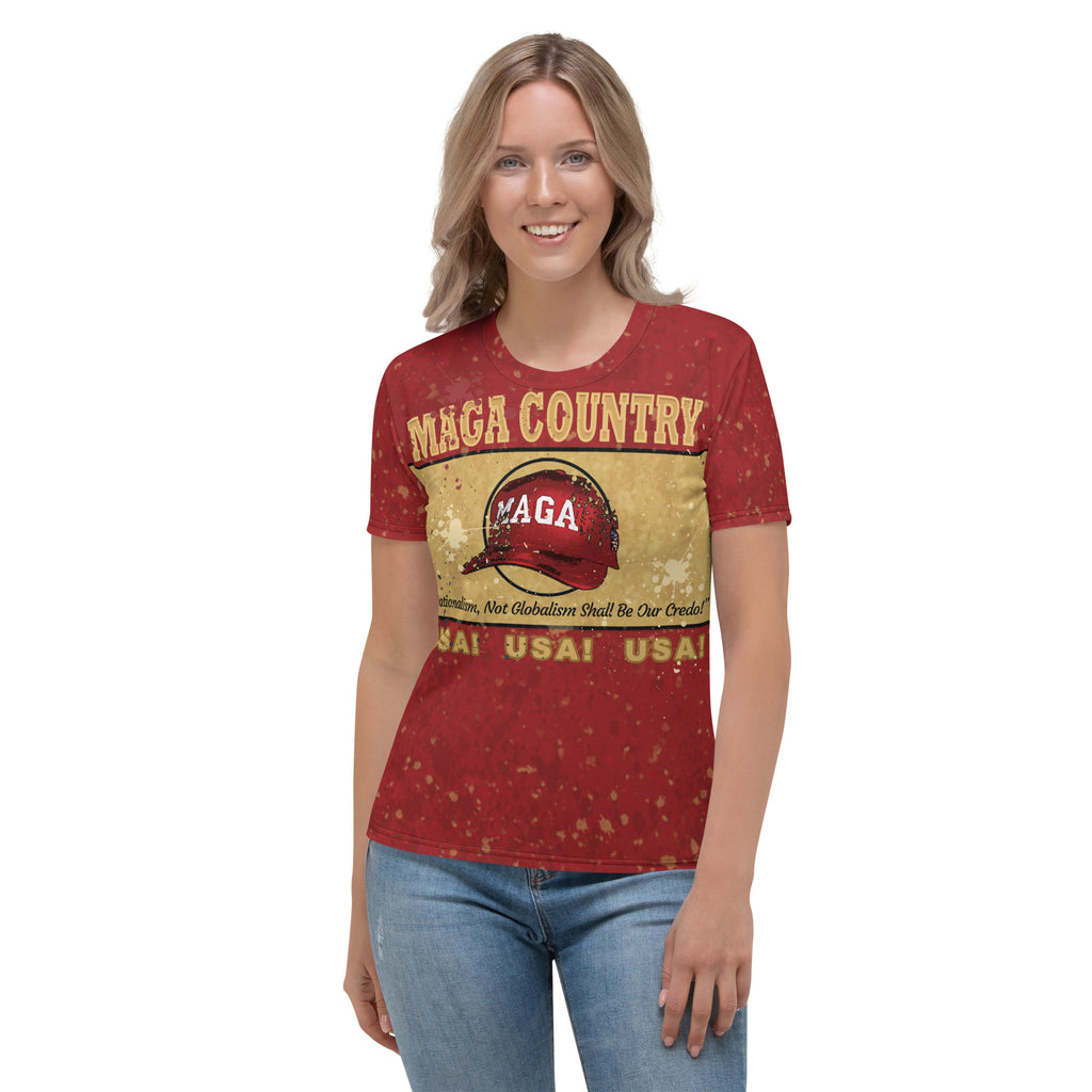 THE MAGA HAT TEE for women