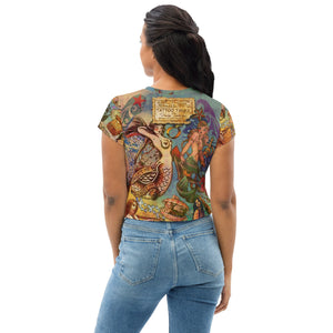 "THE MERMAID TATTOO CROP TOP" for women