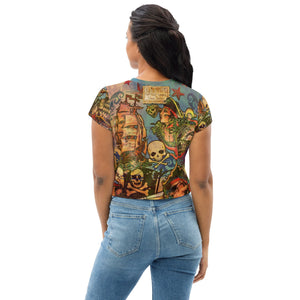 "THE PIRATE TATTOO CROP TOP" for women