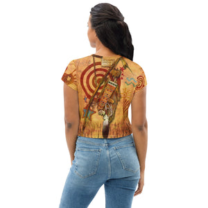 "THE POW-WOW CROP TOP" for women