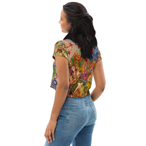 "THE ALOHA TATTOO CROP TOP" for women