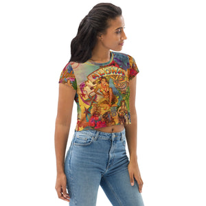 "THE ALOHA TATTOO CROP TOP" for women