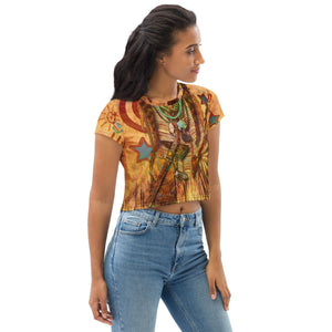"THE POW-WOW CROP TOP" for women