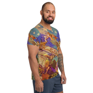 "THE ANGELS TATTOO MUSCLE TEE" for men