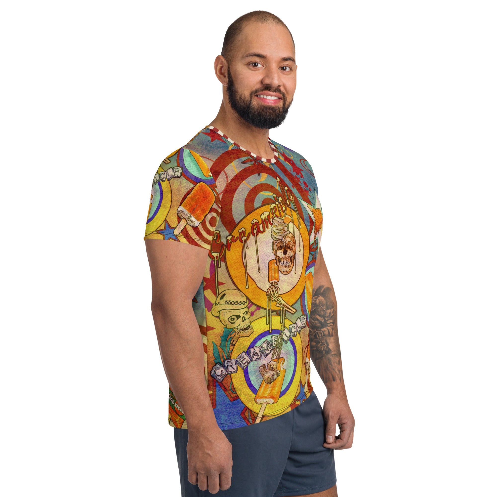 "THE DREAMCYCLE TATTOO MUSCLE TEE" for men