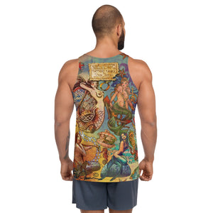 "THE MERMAID TATTOO TANK" for men