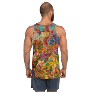 "THE ALOHA TATTOO TANK" for men