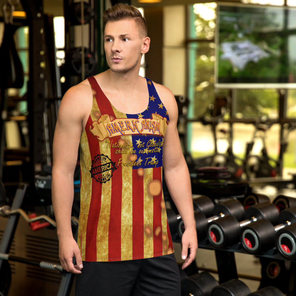 "THE AMERICANISM TANK" for men