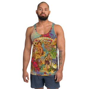 "THE ALOHA TATTOO TANK" for men