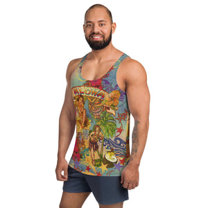 "THE ALOHA TATTOO TANK" for men