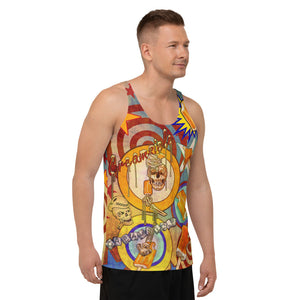 "THE CREAMSICLE TATTOO TANK" for men