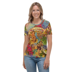 "THE ALOHA TATTOO TEE" for women