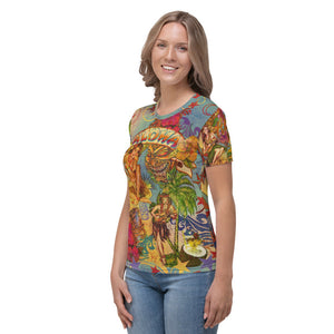 "THE ALOHA TATTOO TEE" for women