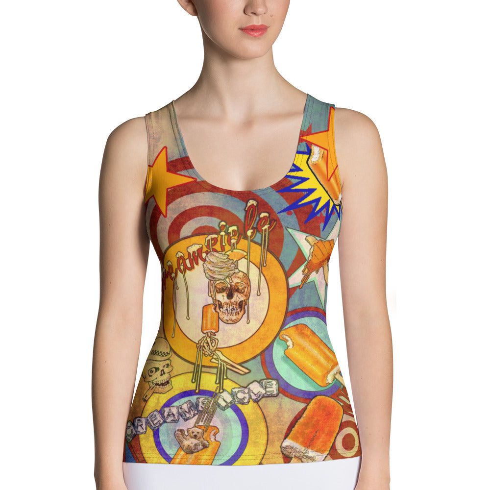 "THE DREAMCYCLE TATTOO TANK"; Women's Tank