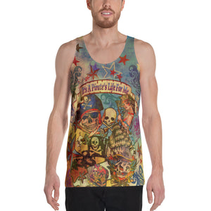 THE "PIRATE TATTOO TANK"; Men's Tank Top