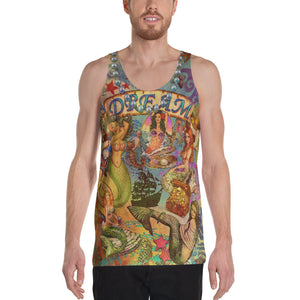 THE "MERMAID TATTOO TANK"; Men's Tank Top